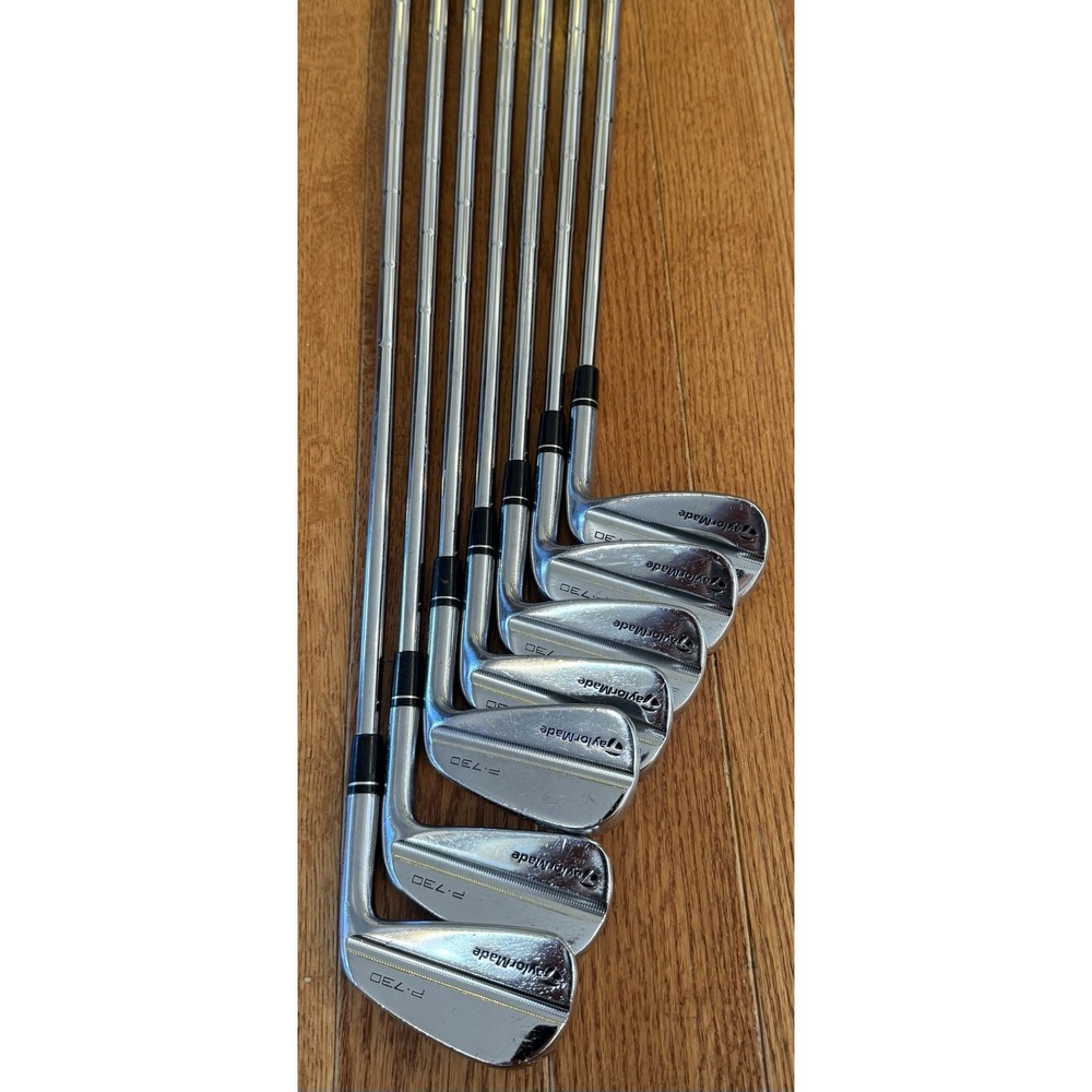 TaylorMade P730 Iron Set P,4-9 Dynamic Gold X100 X-stiff Flex Right Handed 7pc